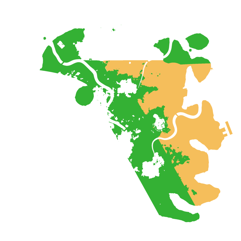 Biome Rust Map: Procedural Map, Size: 3550, Seed: 871359