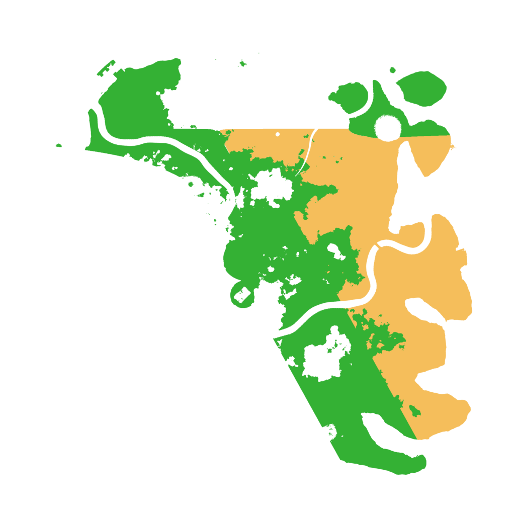 Biome Rust Map: Procedural Map, Size: 3550, Seed: 871359