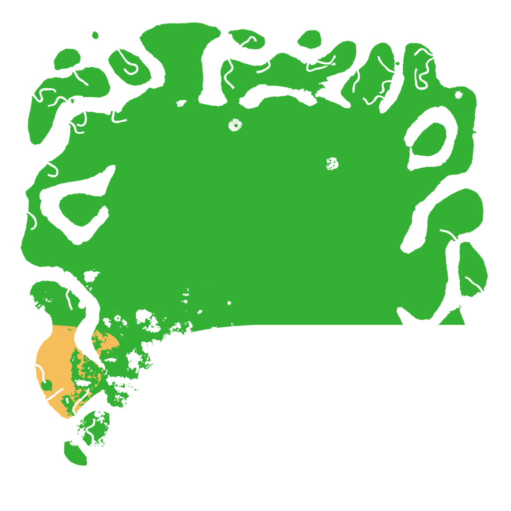 Biome Rust Map: Procedural Map, Size: 6000, Seed: 55255