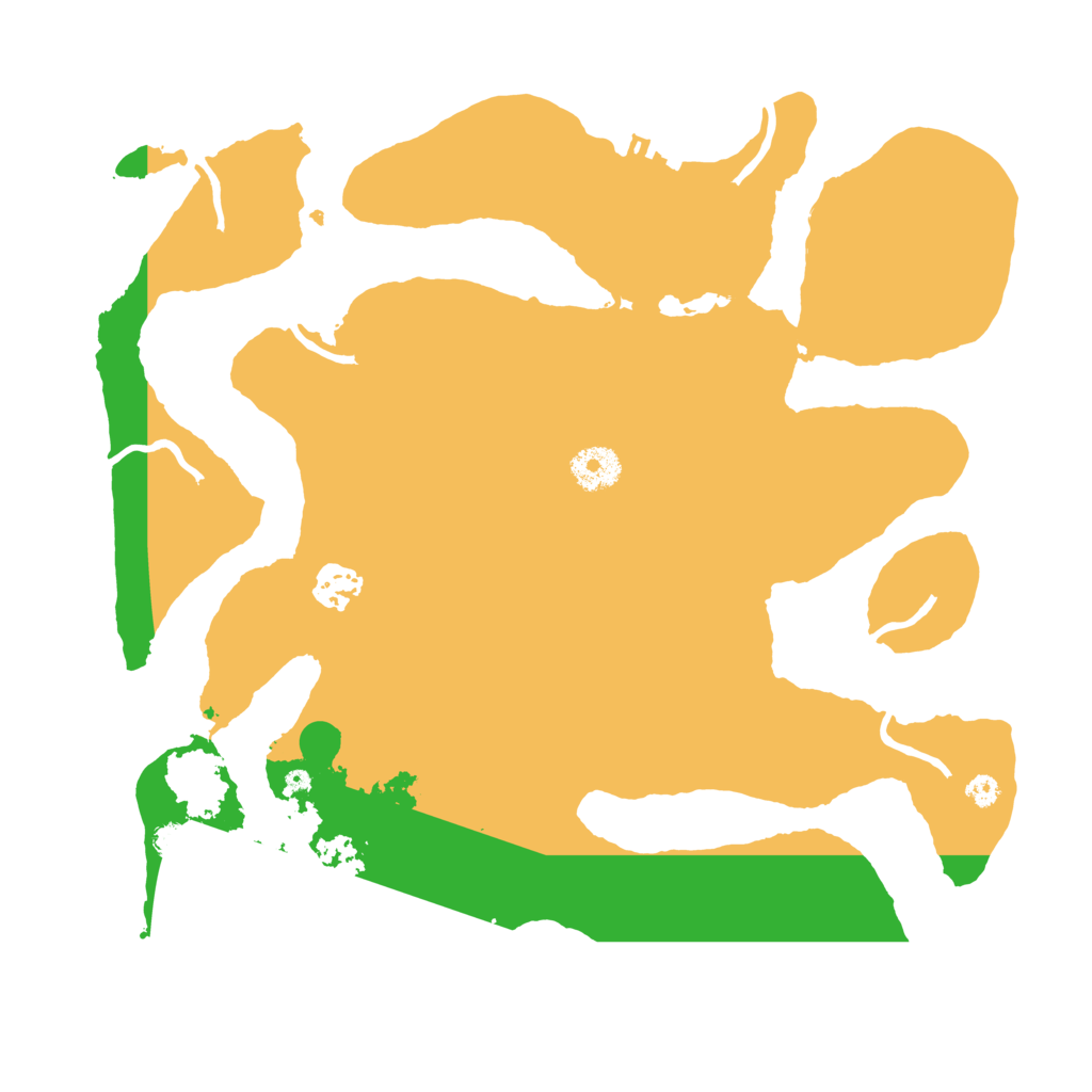 Biome Rust Map: Procedural Map, Size: 3500, Seed: 1978