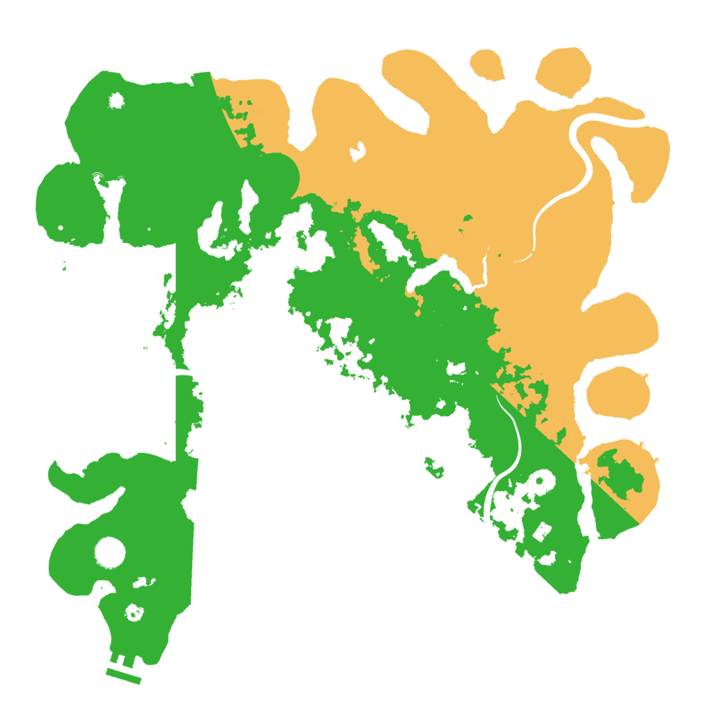 Biome Rust Map: Procedural Map, Size: 4000, Seed: 453062