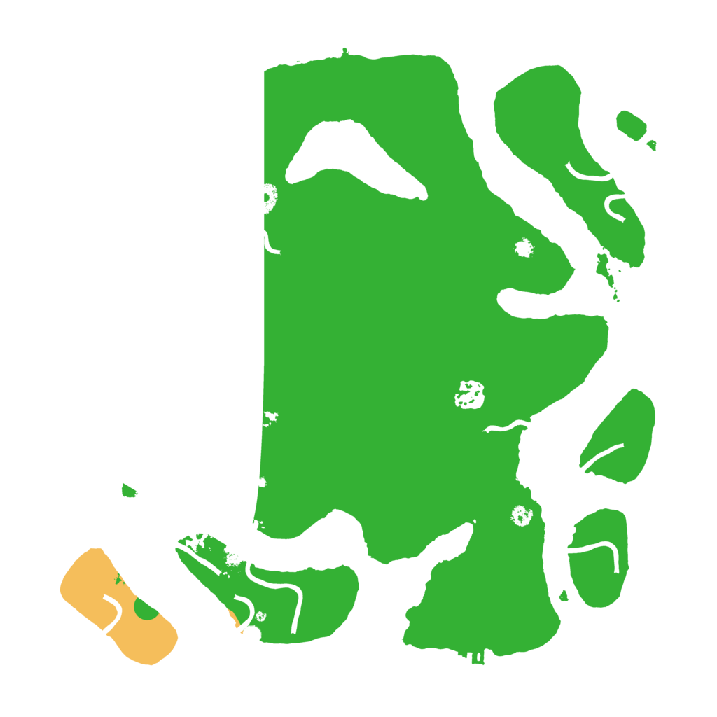 Biome Rust Map: Procedural Map, Size: 3550, Seed: 71013