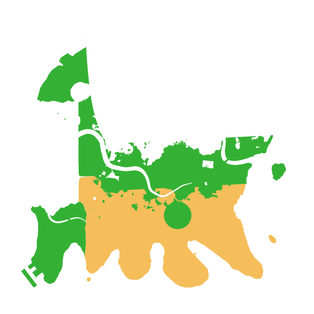 Biome Rust Map: Procedural Map, Size: 3029, Seed: 3119