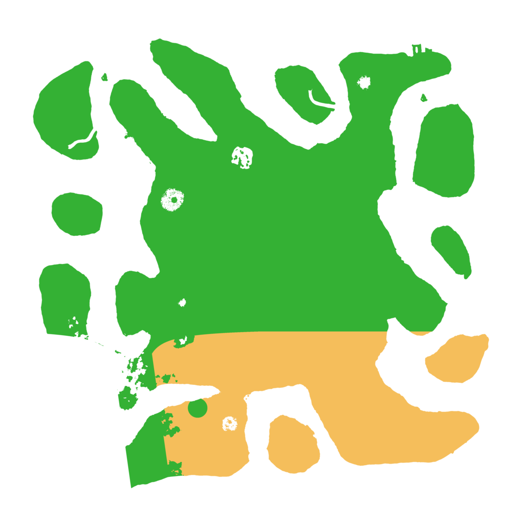 Biome Rust Map: Procedural Map, Size: 3550, Seed: 255510