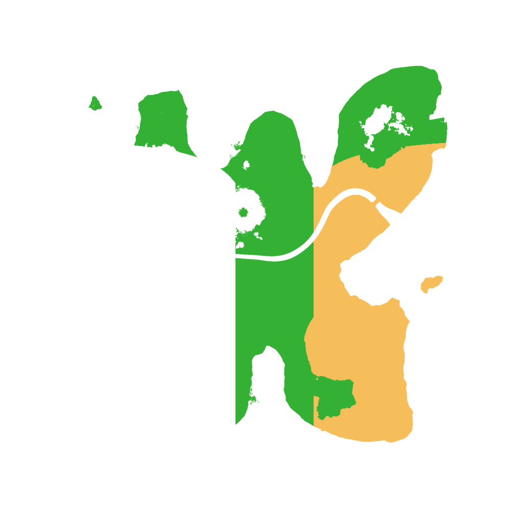 Biome Rust Map: Procedural Map, Size: 2000, Seed: 1299444314