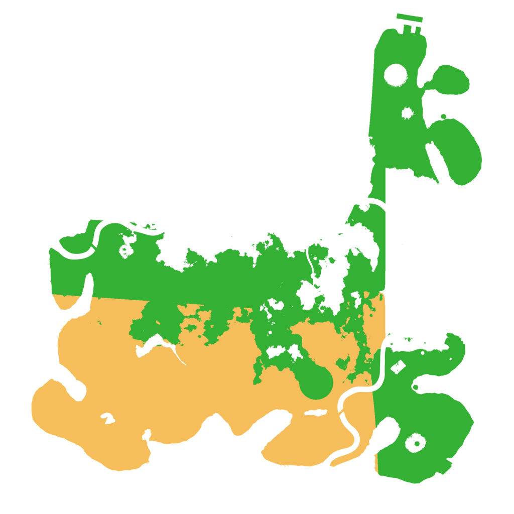 Biome Rust Map: Procedural Map, Size: 4000, Seed: 332165