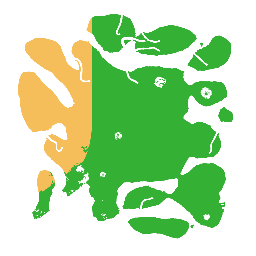 Biome Rust Map: Procedural Map, Size: 3500, Seed: 21890175