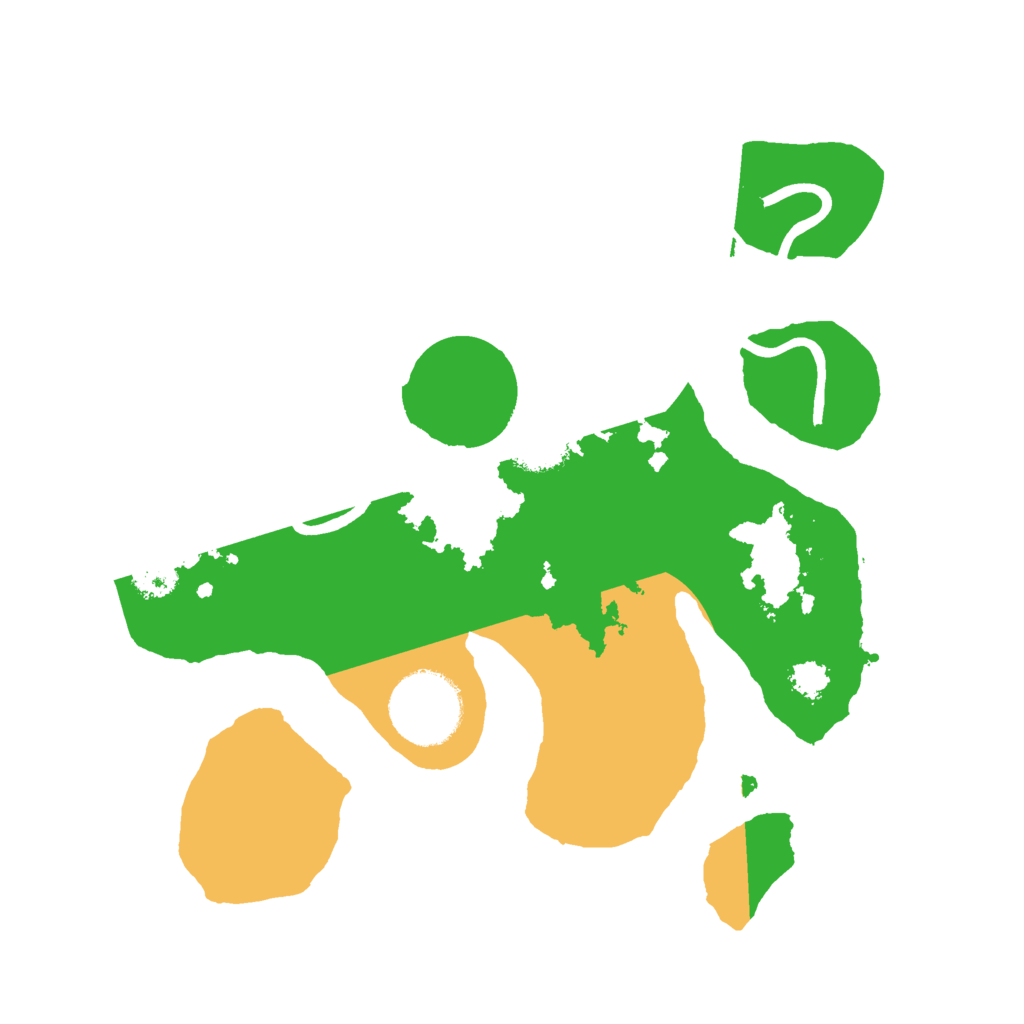 Biome Rust Map: Procedural Map, Size: 2500, Seed: 37575956