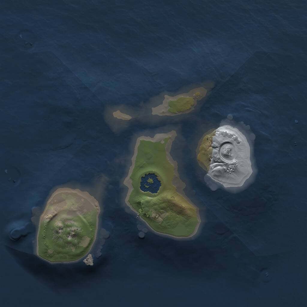 Rust Map: Procedural Map, Size: 1500, Seed: 1668656087, 1 Monuments