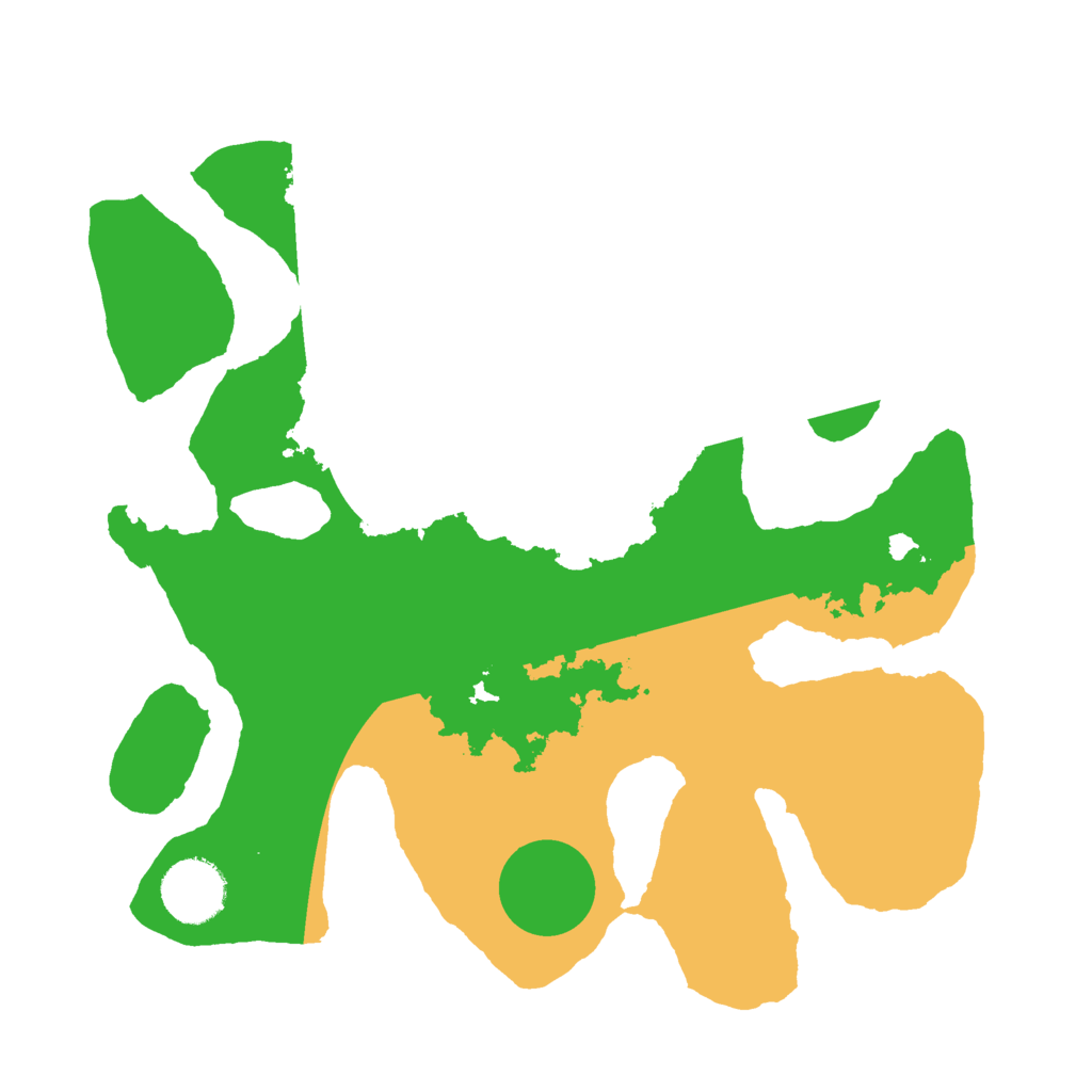 Biome Rust Map: Barren, Size: 3000, Seed: 123412