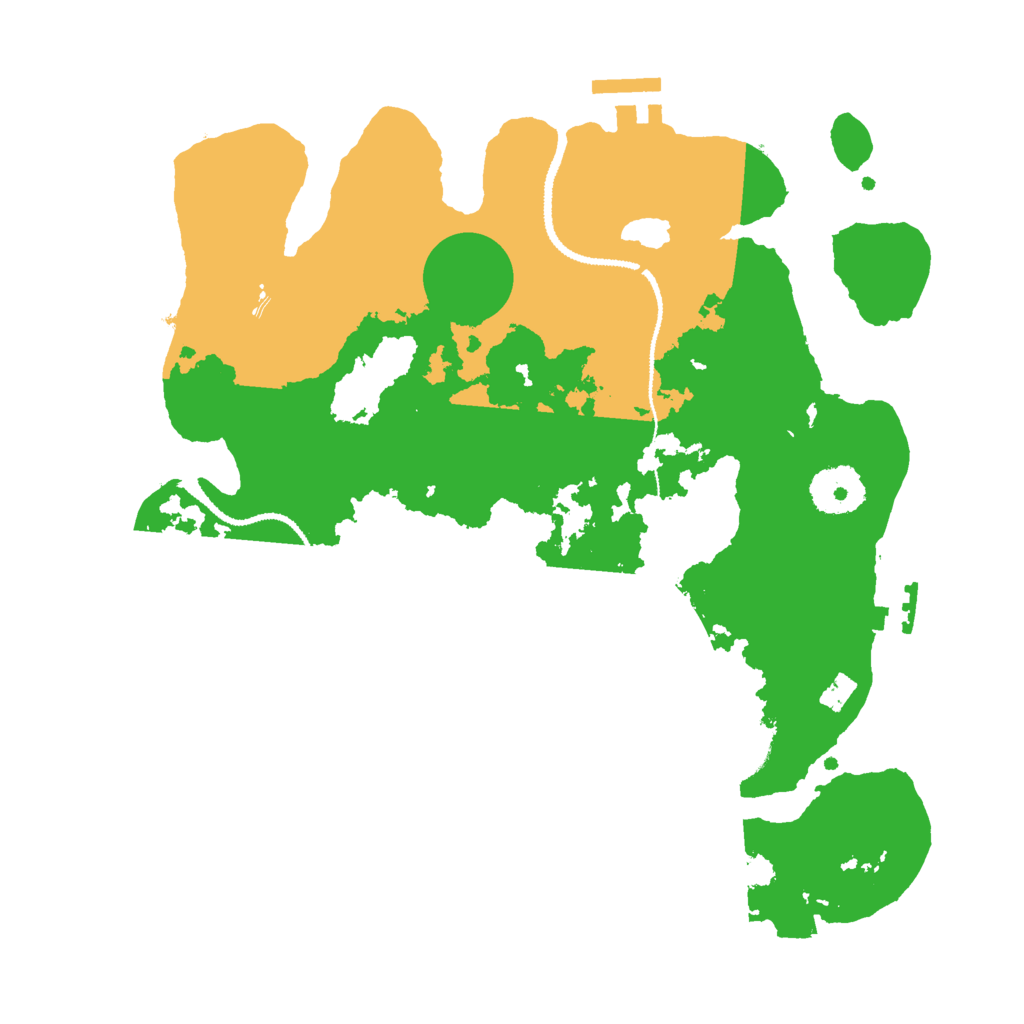 Biome Rust Map: Procedural Map, Size: 3000, Seed: 990510057