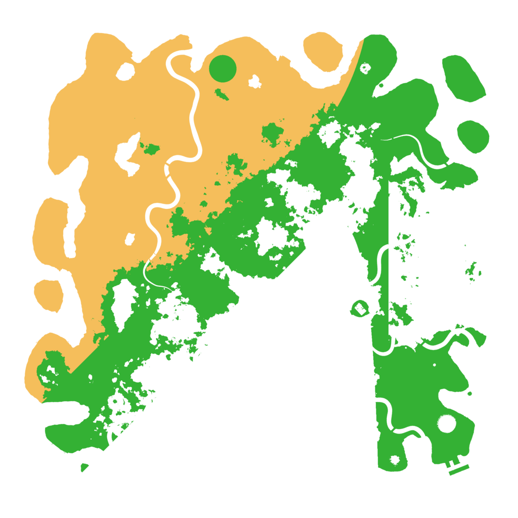Biome Rust Map: Procedural Map, Size: 5000, Seed: 406016735
