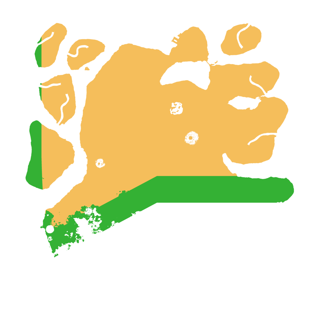 Biome Rust Map: Procedural Map, Size: 3550, Seed: 607196