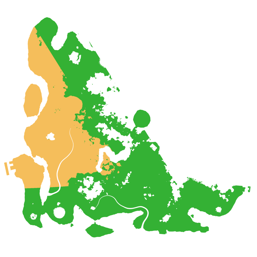 Biome Rust Map: Procedural Map, Size: 4000, Seed: 3793