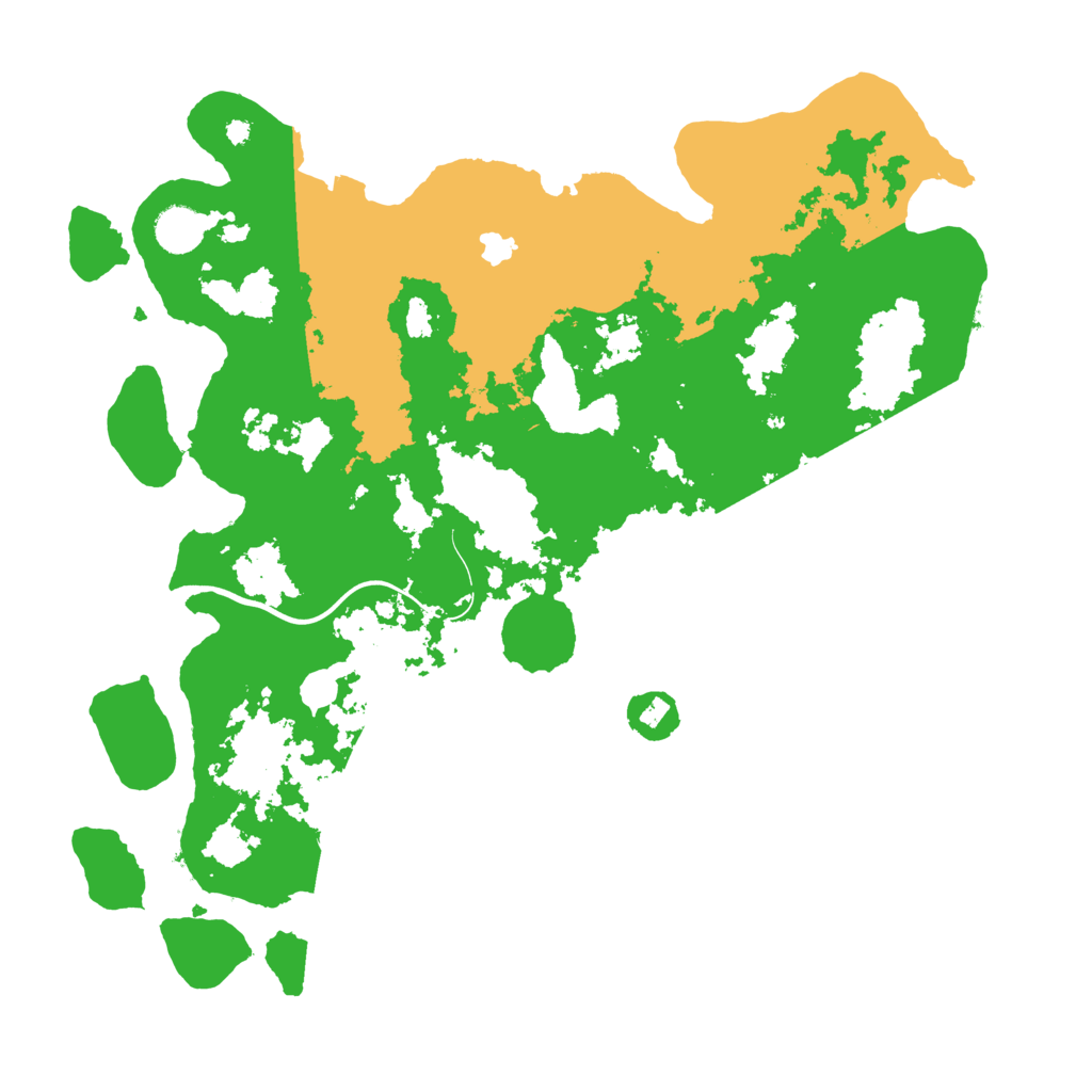 Biome Rust Map: Procedural Map, Size: 4000, Seed: 290770