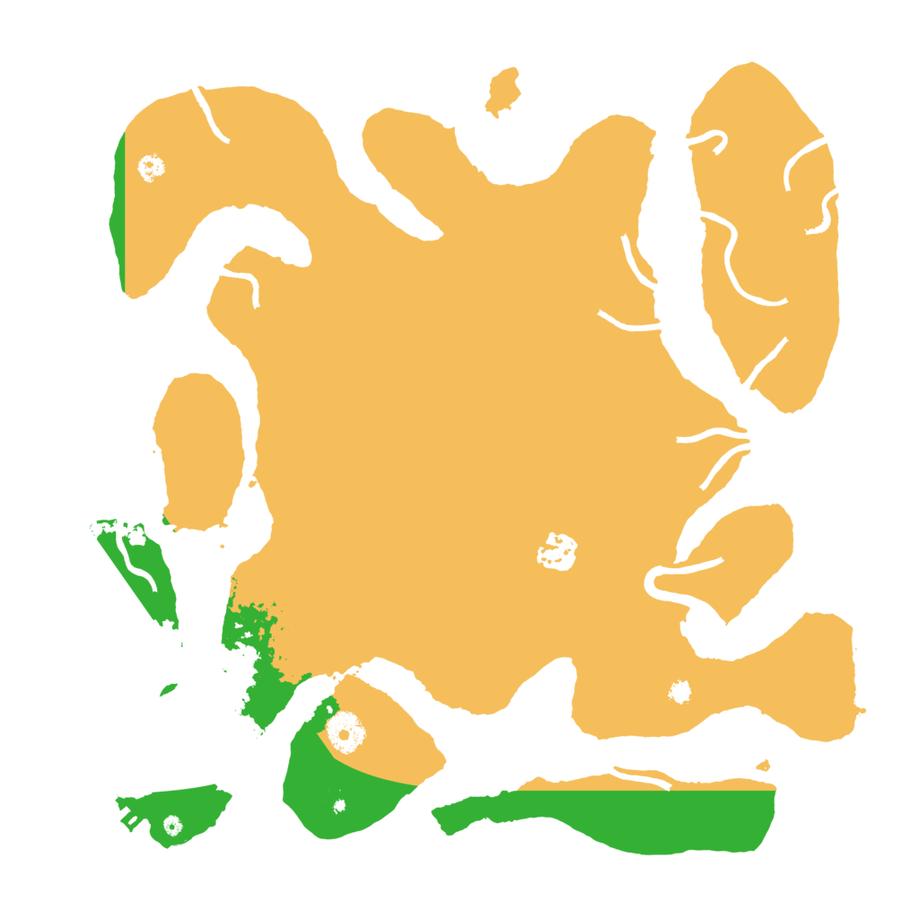 Biome Rust Map: Procedural Map, Size: 3550, Seed: 690761