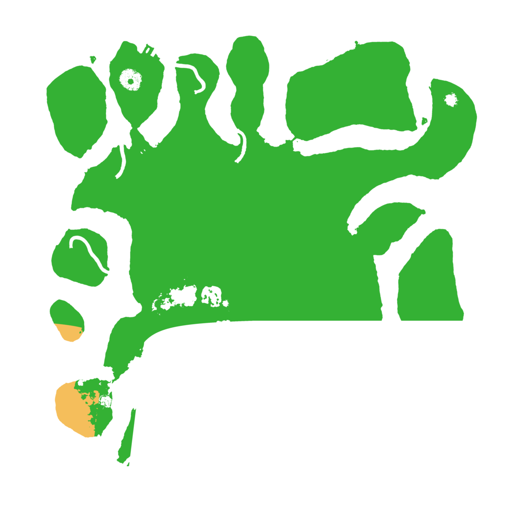 Biome Rust Map: Procedural Map, Size: 3550, Seed: 262314