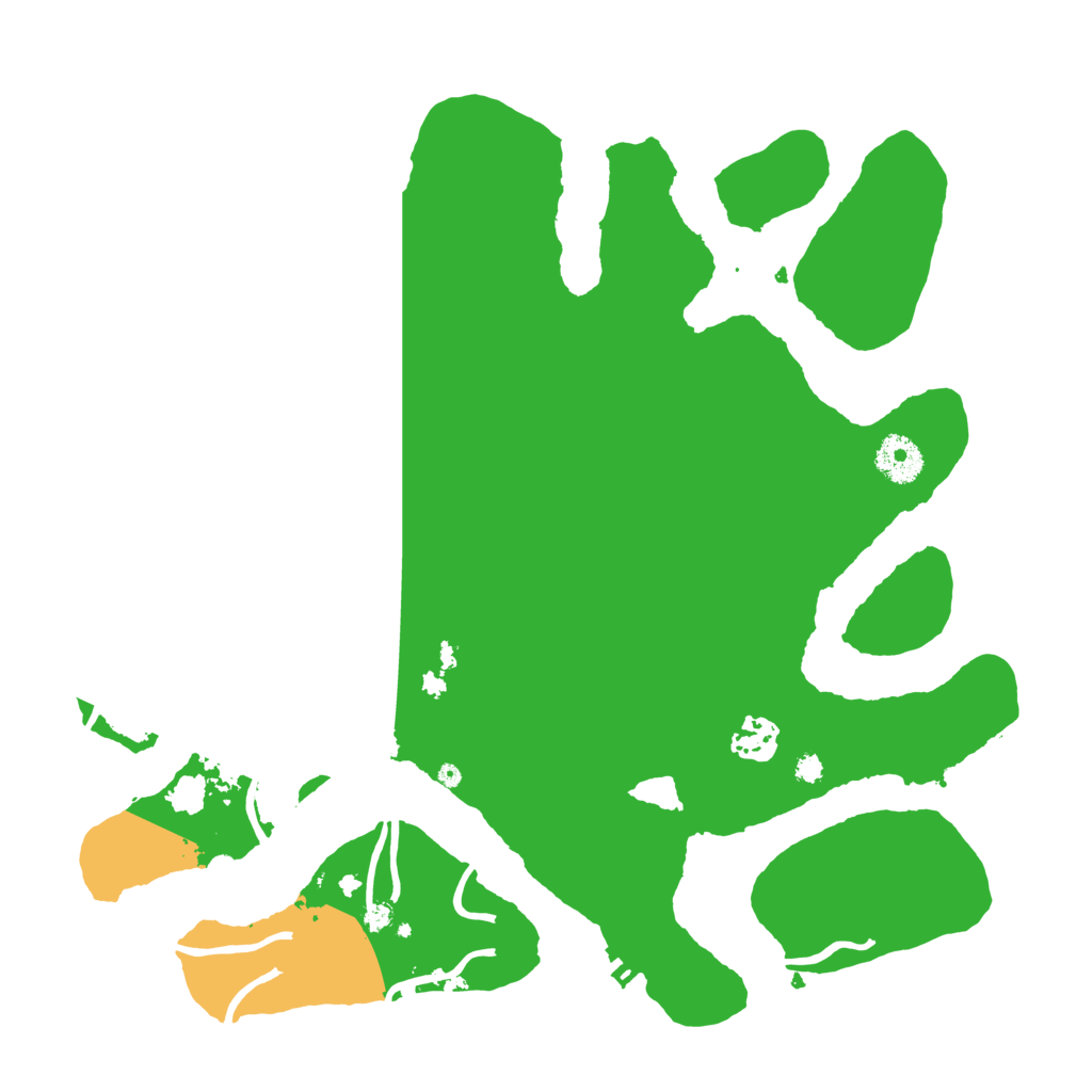 Biome Rust Map: Procedural Map, Size: 3500, Seed: 653289