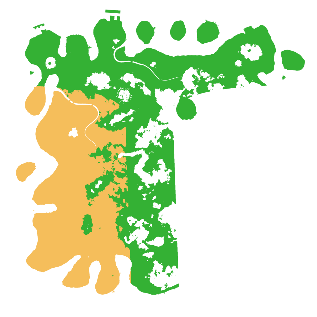 Biome Rust Map: Procedural Map, Size: 4250, Seed: 1107781773