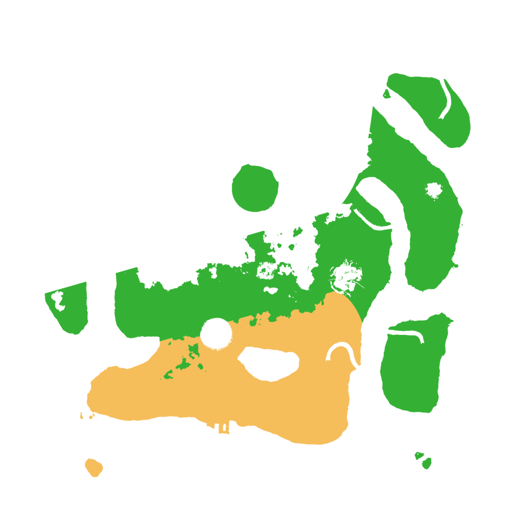 Biome Rust Map: Procedural Map, Size: 3000, Seed: 244576