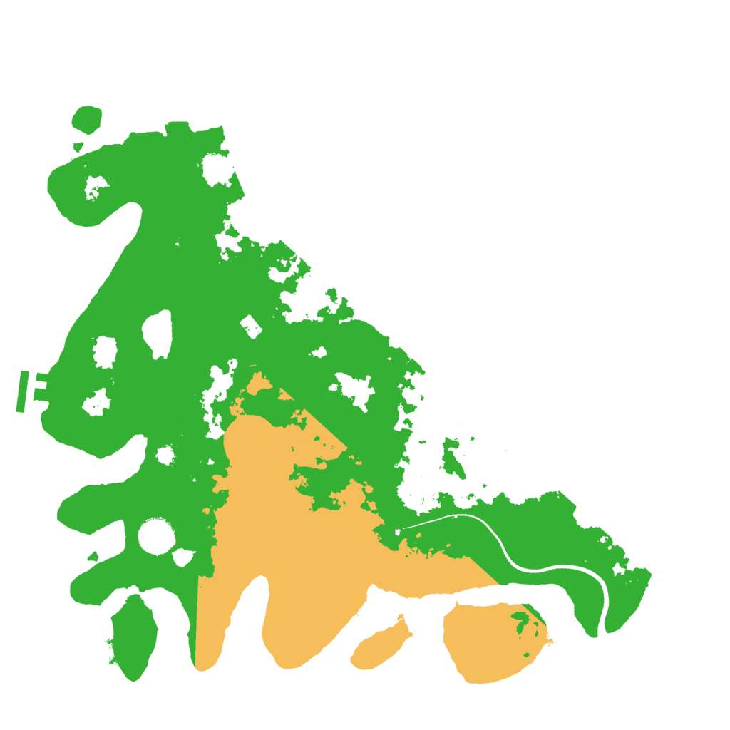 Biome Rust Map: Procedural Map, Size: 3550, Seed: 60124