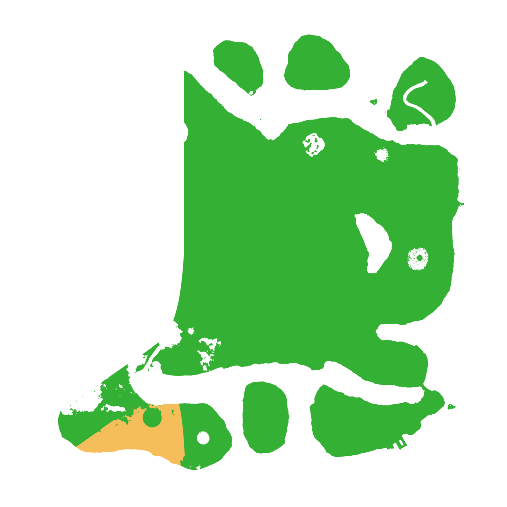 Biome Rust Map: Procedural Map, Size: 3500, Seed: 6934750