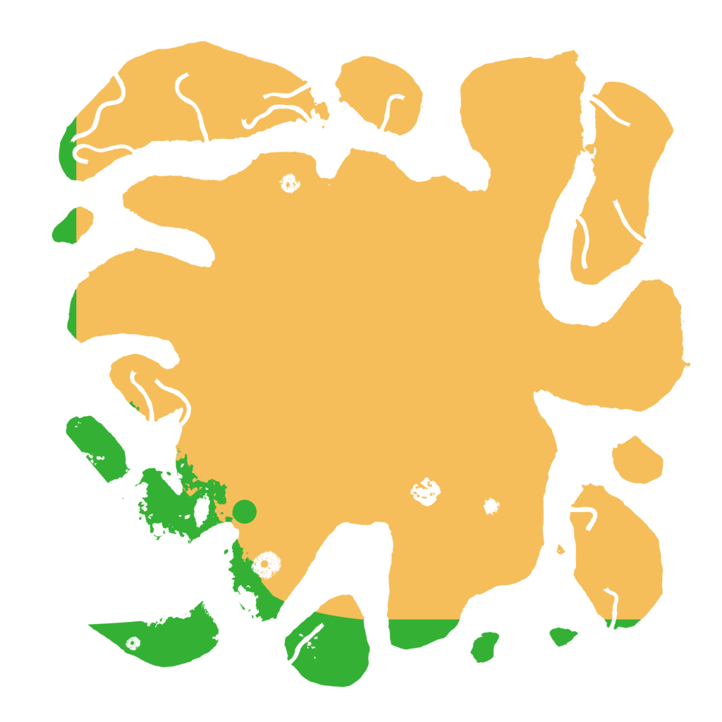 Biome Rust Map: Procedural Map, Size: 4000, Seed: 934422