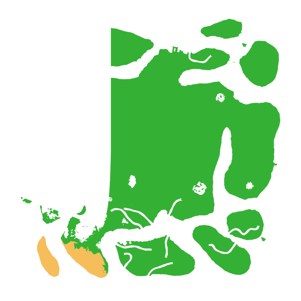 Biome Rust Map: Procedural Map, Size: 3550, Seed: 890290