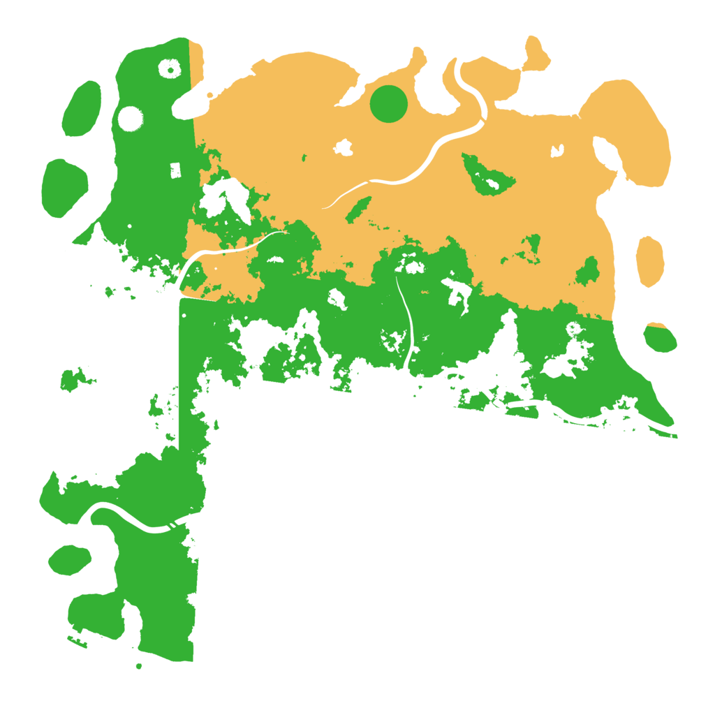 Biome Rust Map: Procedural Map, Size: 5000, Seed: 838141786