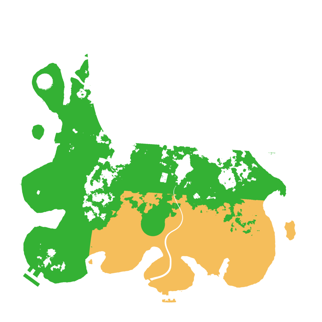 Biome Rust Map: Procedural Map, Size: 3550, Seed: 293349