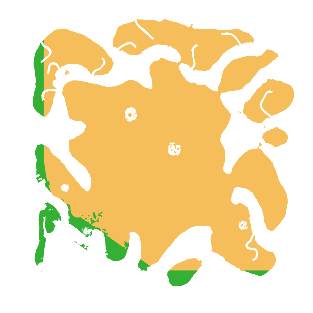 Biome Rust Map: Procedural Map, Size: 3550, Seed: 904368