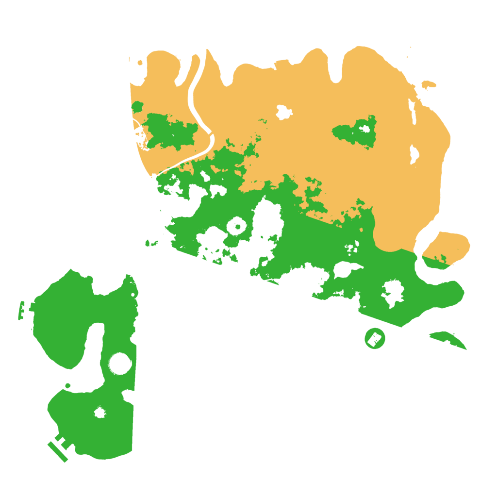 Biome Rust Map: Procedural Map, Size: 4000, Seed: 509117