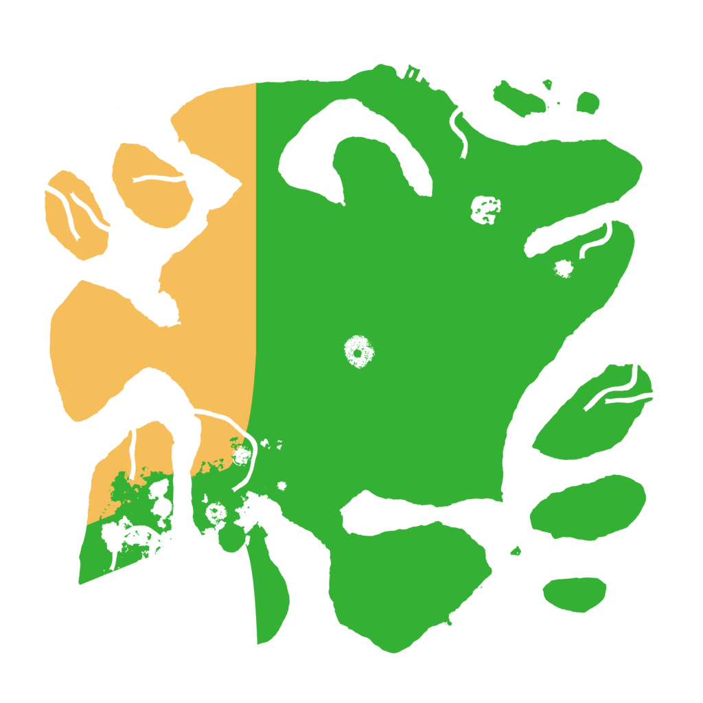 Biome Rust Map: Procedural Map, Size: 3500, Seed: 531581887