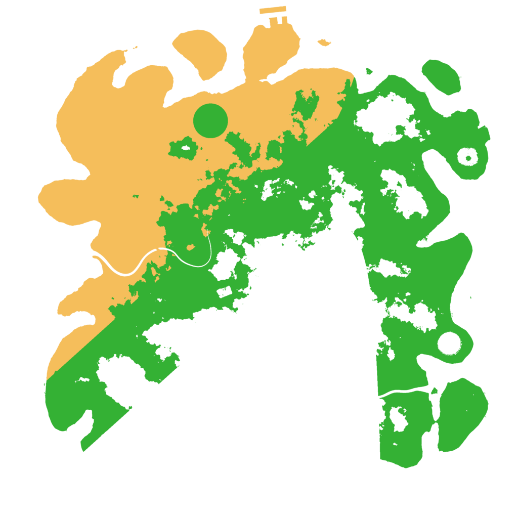 Biome Rust Map: Procedural Map, Size: 3950, Seed: 1089075260