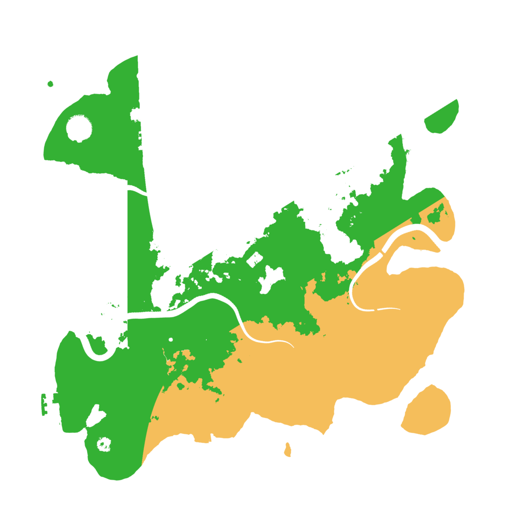 Biome Rust Map: Procedural Map, Size: 3550, Seed: 830693