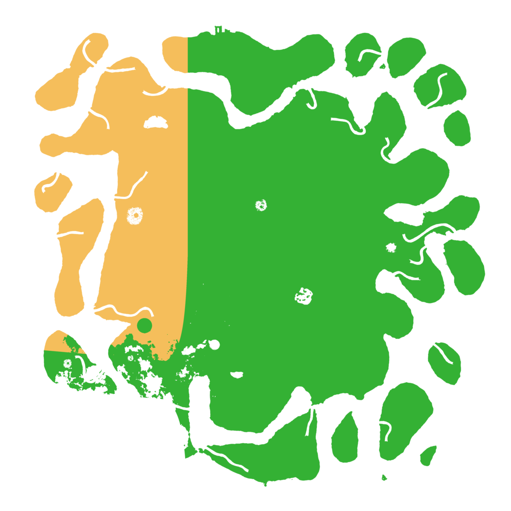 Biome Rust Map: Procedural Map, Size: 4500, Seed: 990510057