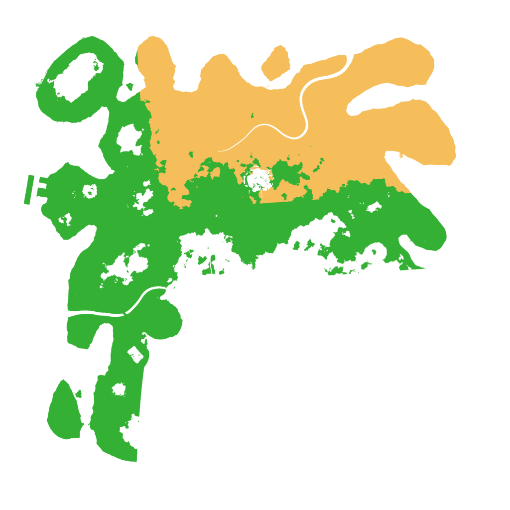 Biome Rust Map: Procedural Map, Size: 3500, Seed: 1668195