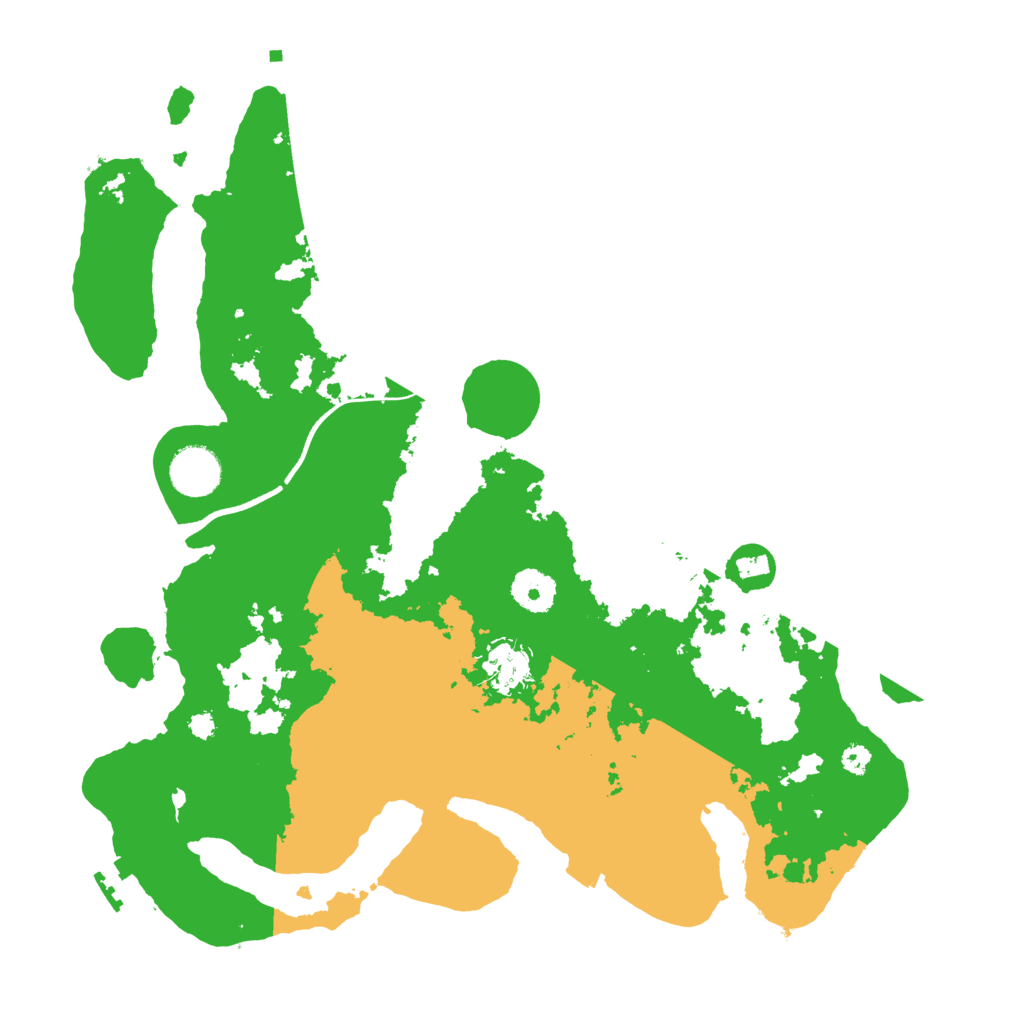 Biome Rust Map: Procedural Map, Size: 3550, Seed: 172748