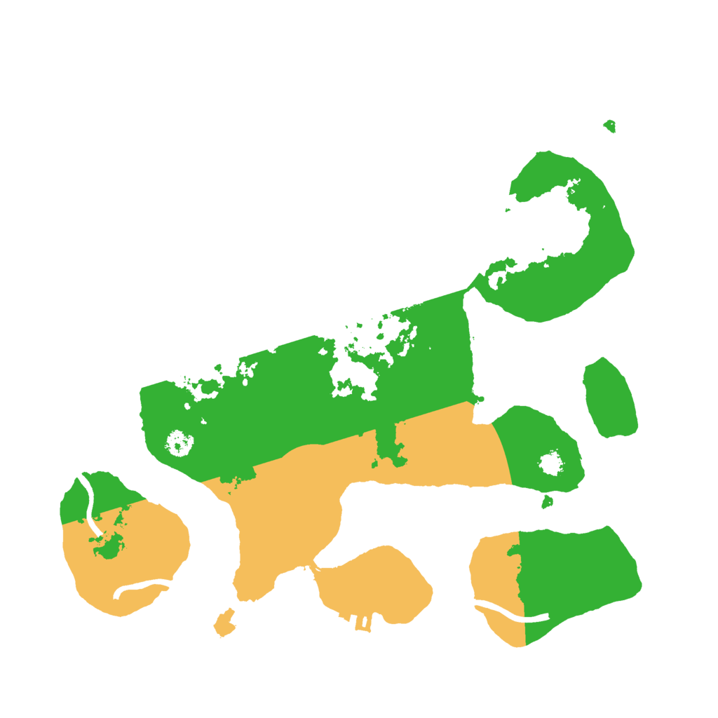 Biome Rust Map: Procedural Map, Size: 2798, Seed: 983419695