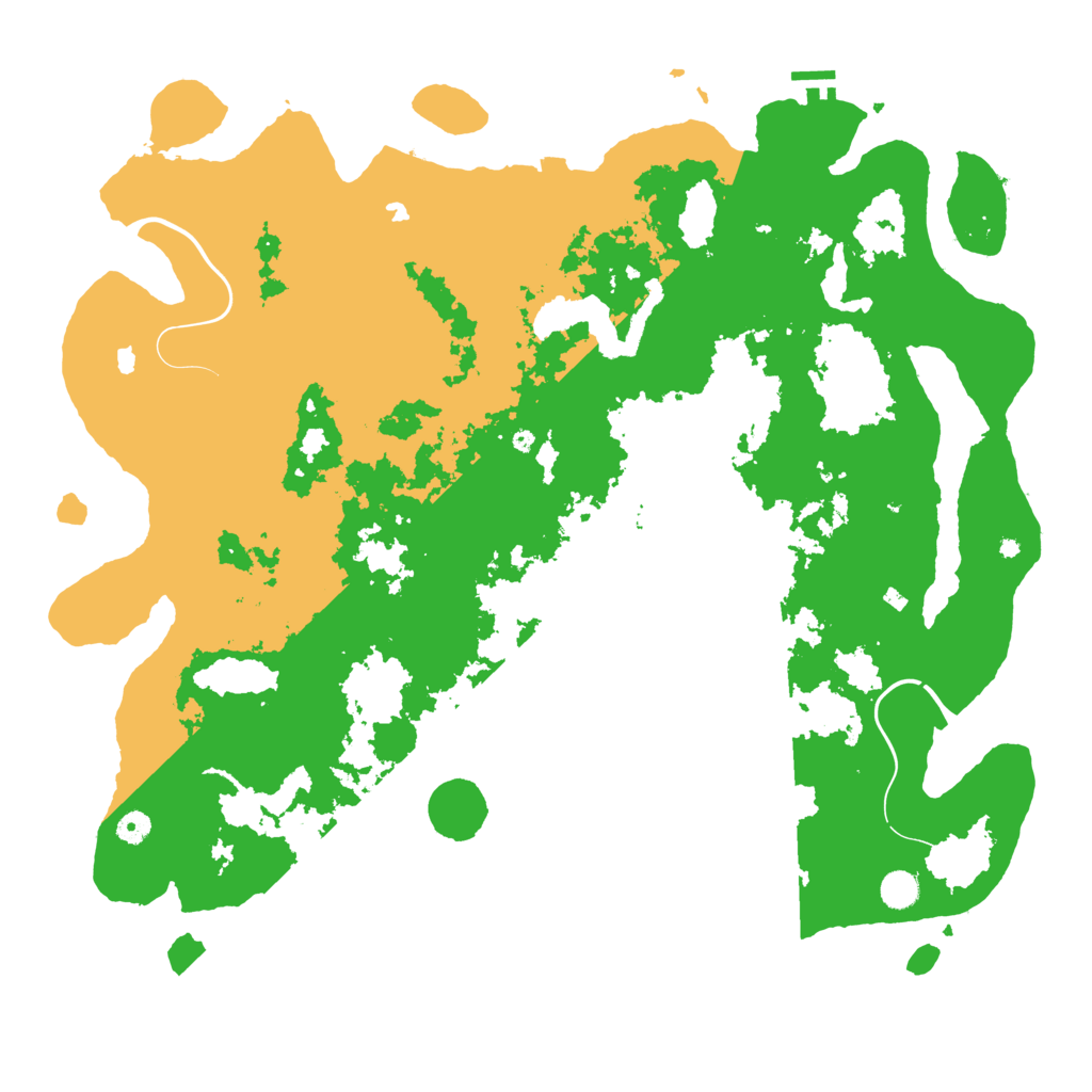 Biome Rust Map: Procedural Map, Size: 5000, Seed: 2034734109