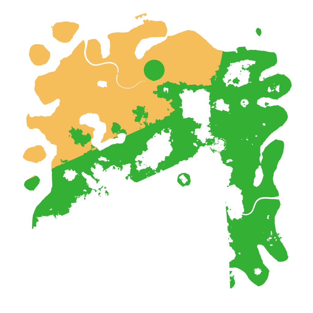 Biome Rust Map: Procedural Map, Size: 4000, Seed: 644623