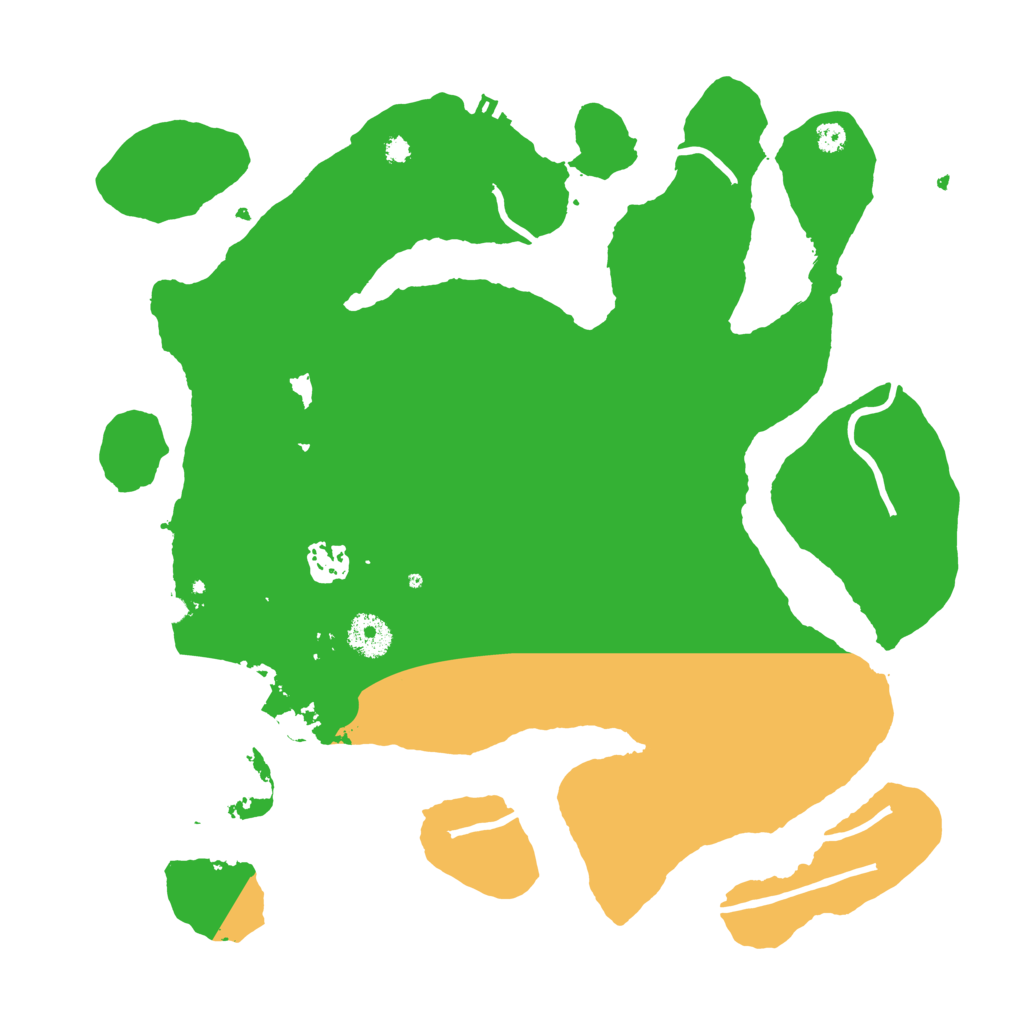 Biome Rust Map: Procedural Map, Size: 3550, Seed: 287726