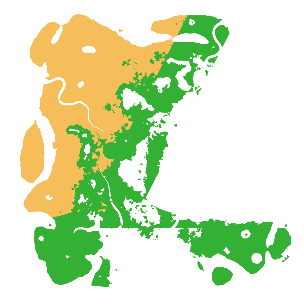 Biome Rust Map: Procedural Map, Size: 5000, Seed: 235673465