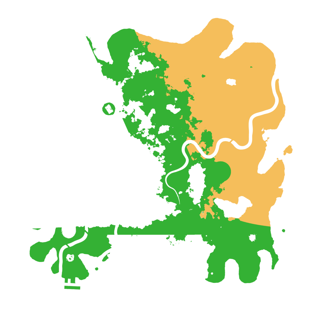 Biome Rust Map: Procedural Map, Size: 4000, Seed: 836429099