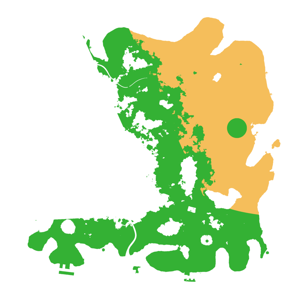 Biome Rust Map: Procedural Map, Size: 4000, Seed: 836429099