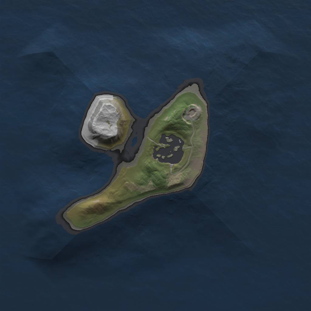 Rust Map: Barren, Size: 1500, Seed: 1501, 3 Monuments