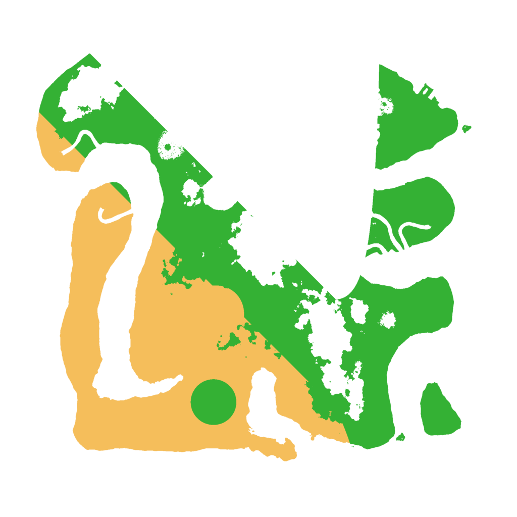 Biome Rust Map: Procedural Map, Size: 3000, Seed: 579632