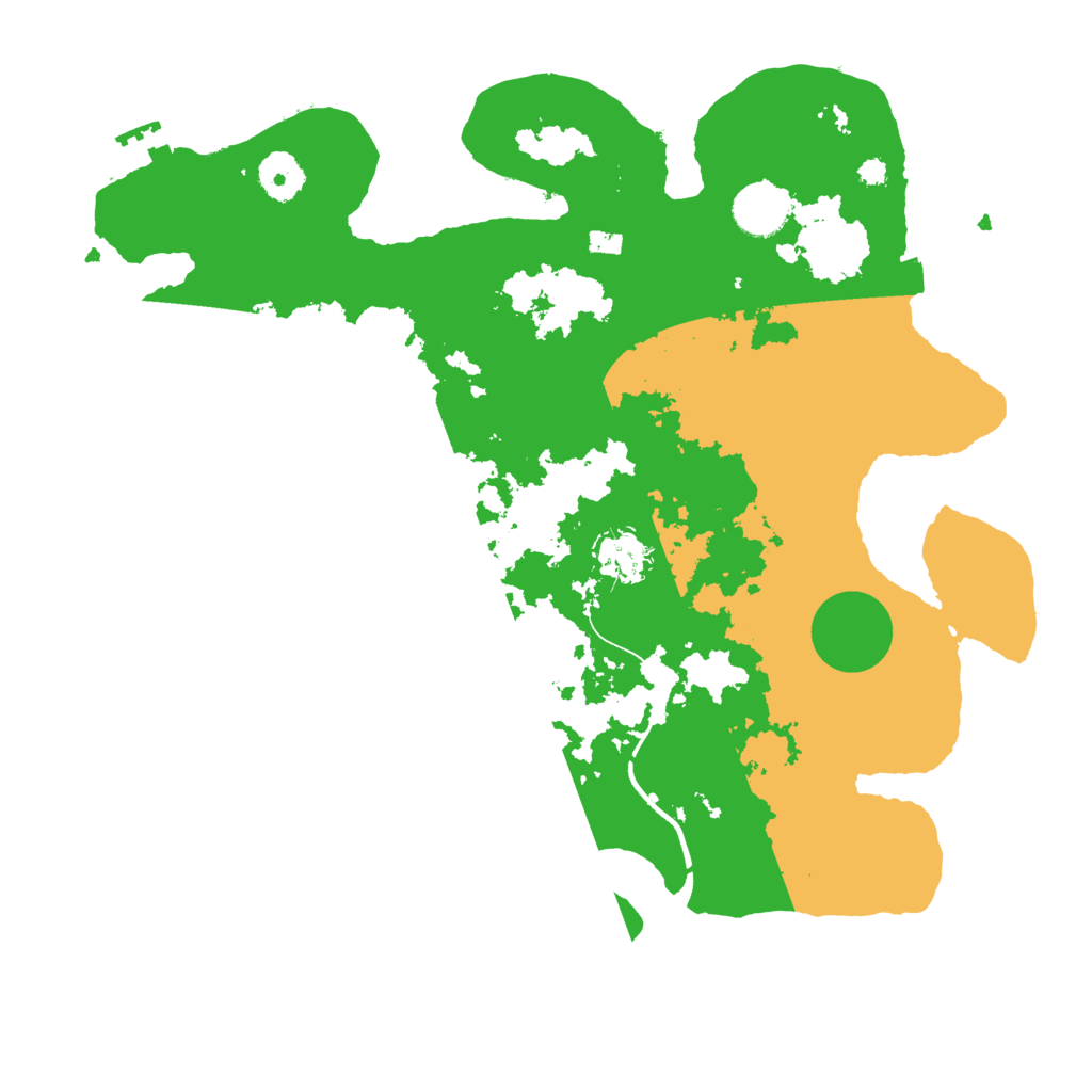 Biome Rust Map: Procedural Map, Size: 3550, Seed: 684822