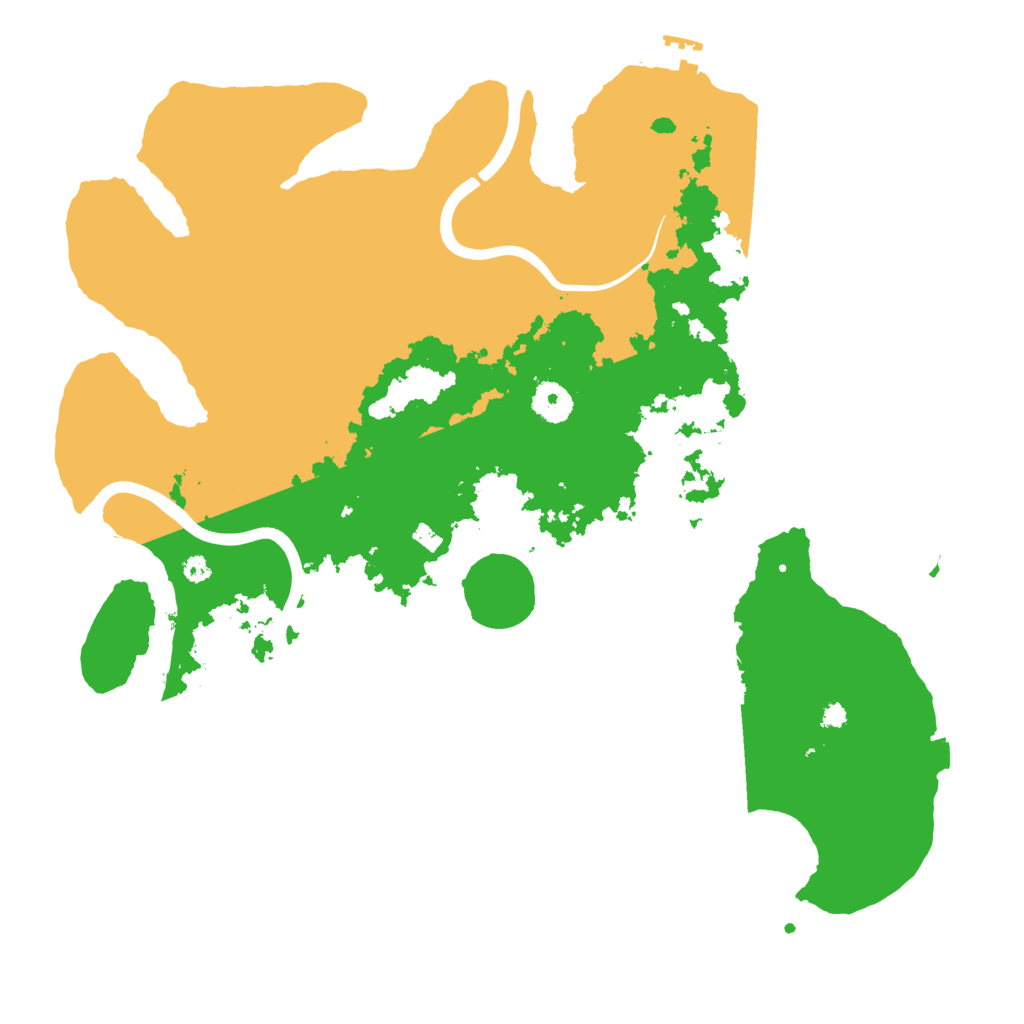 Biome Rust Map: Procedural Map, Size: 3850, Seed: 1441191957