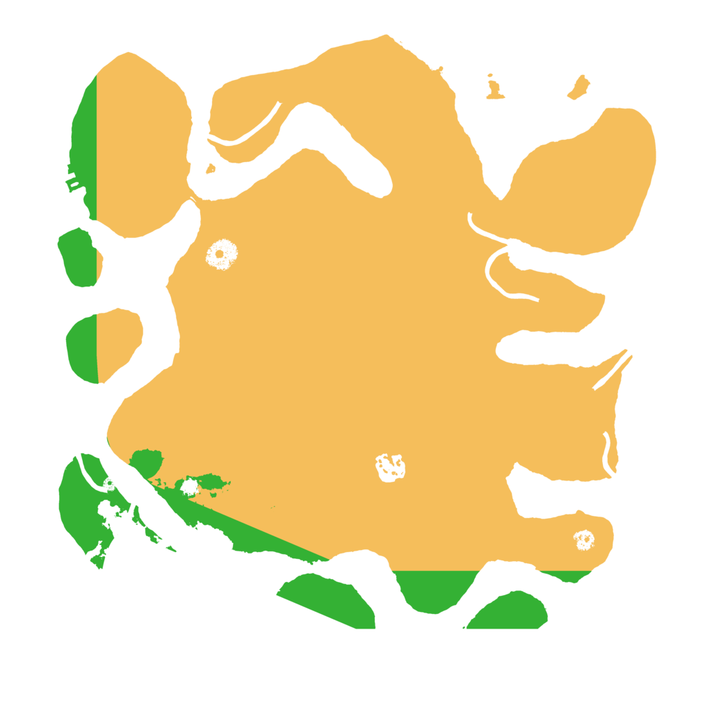 Biome Rust Map: Procedural Map, Size: 3550, Seed: 279333